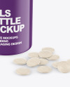 Glossy Pills Bottle Mockup