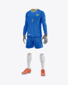 Goalkeeper Mockup - Half Side View