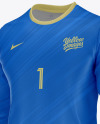 Goalkeeper Mockup - Half Side View