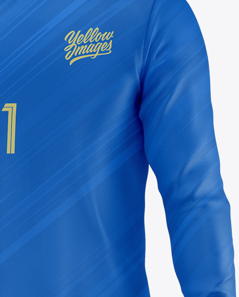 Goalkeeper Mockup - Half Side View