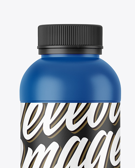 Matte Plastic Bottle Mockup
