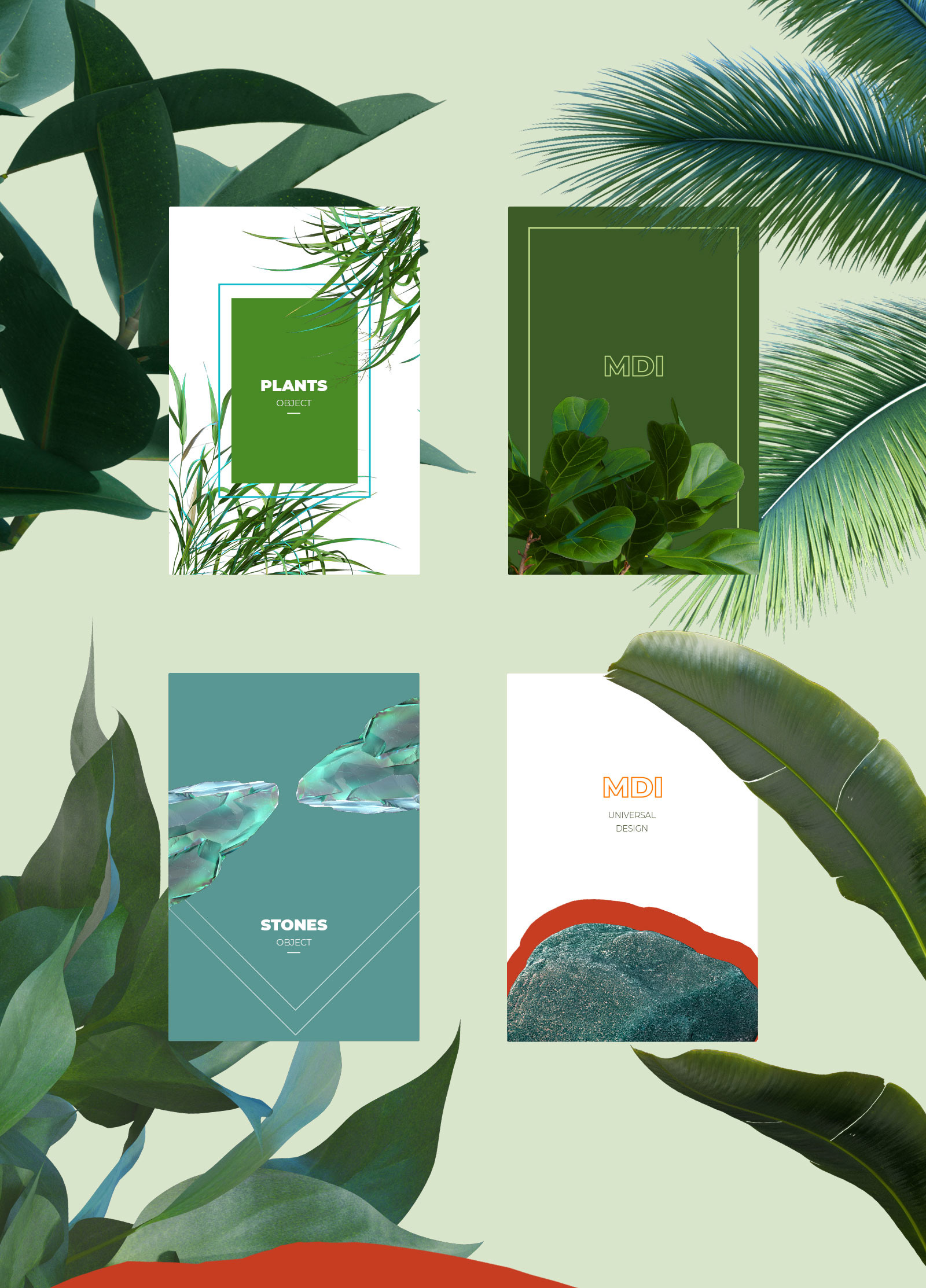 NATURAL plants & stones collection #02 NATURAL plants & stones collection #02