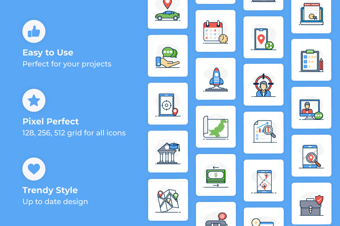 600+ Filled Outline Concept Icons 600+ Filled Outline Concept Icons