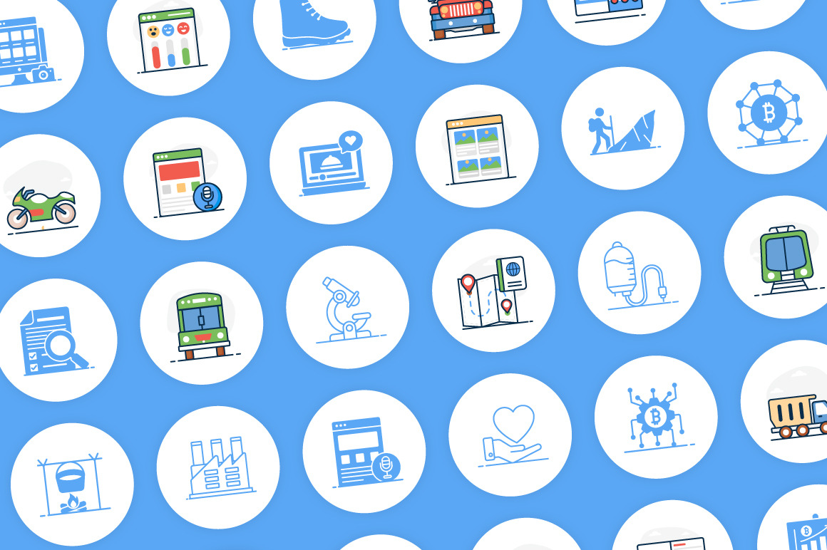 600+ Filled Outline Concept Icons 600+ Filled Outline Concept Icons