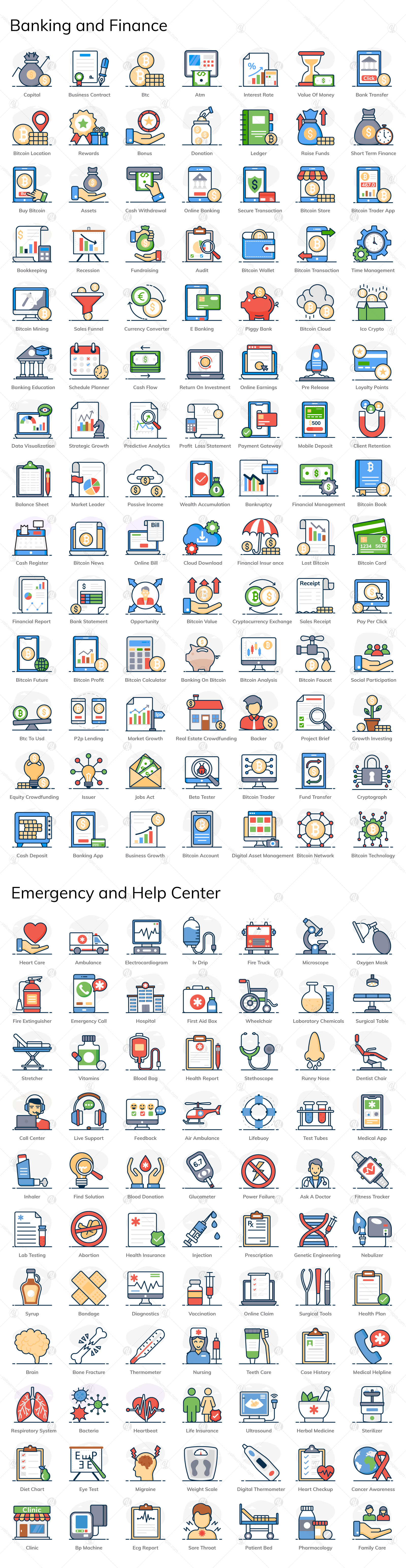 600+ Filled Outline Concept Icons 600+ Filled Outline Concept Icons