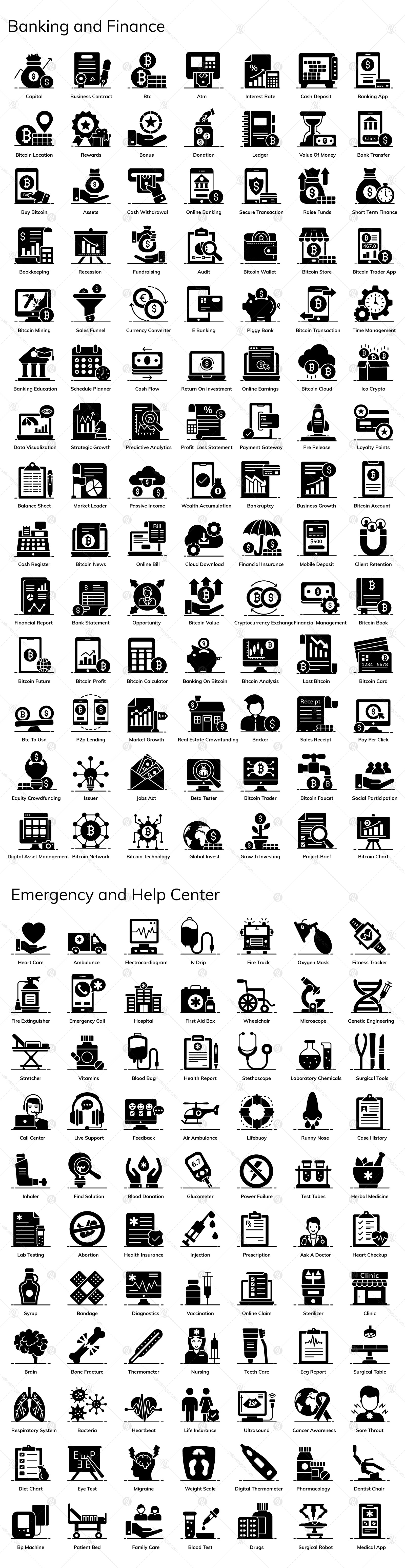 600+ Filled Outline Concept Icons 600+ Filled Outline Concept Icons