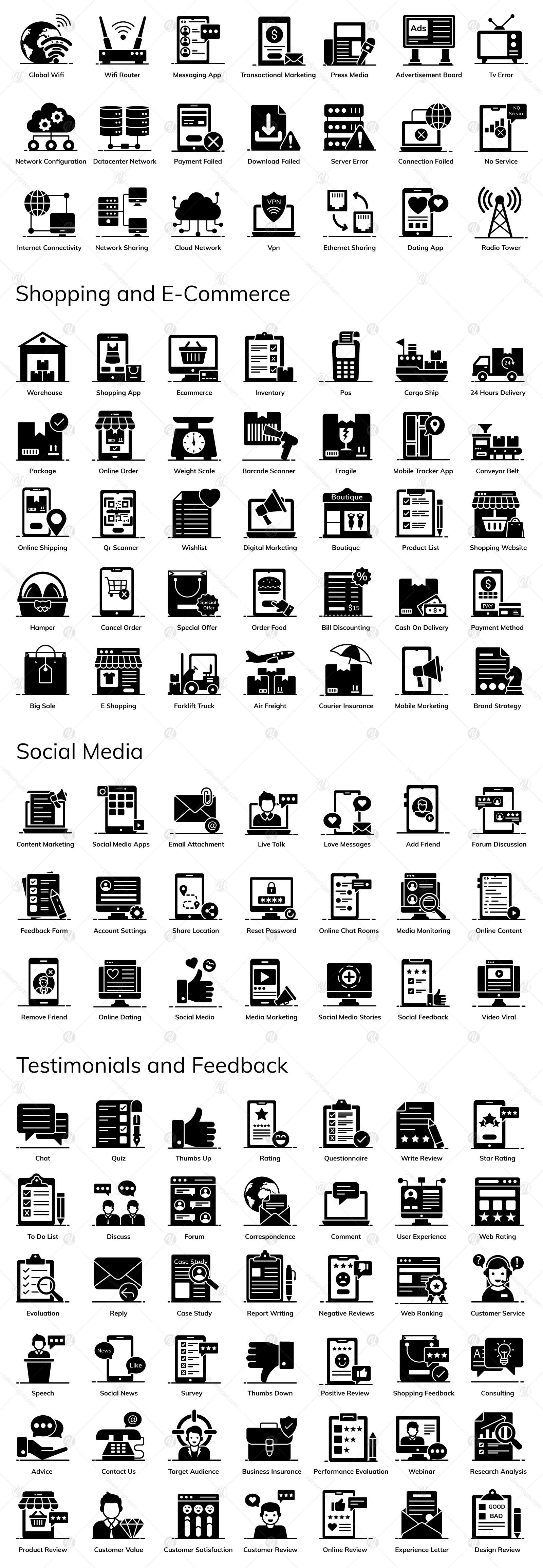 600+ Filled Outline Concept Icons 600+ Filled Outline Concept Icons