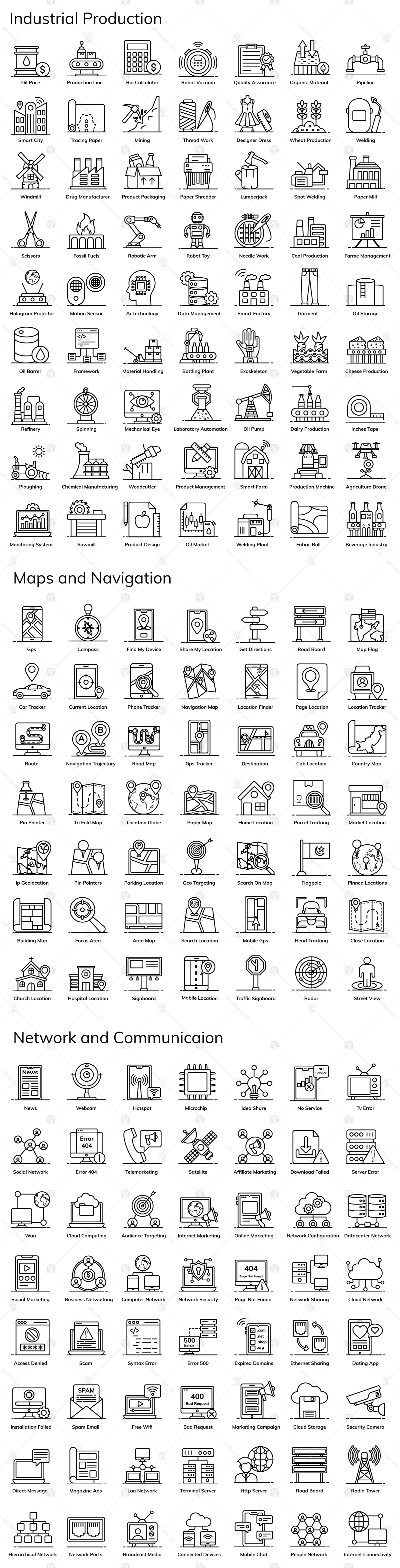 600+ Filled Outline Concept Icons 600+ Filled Outline Concept Icons