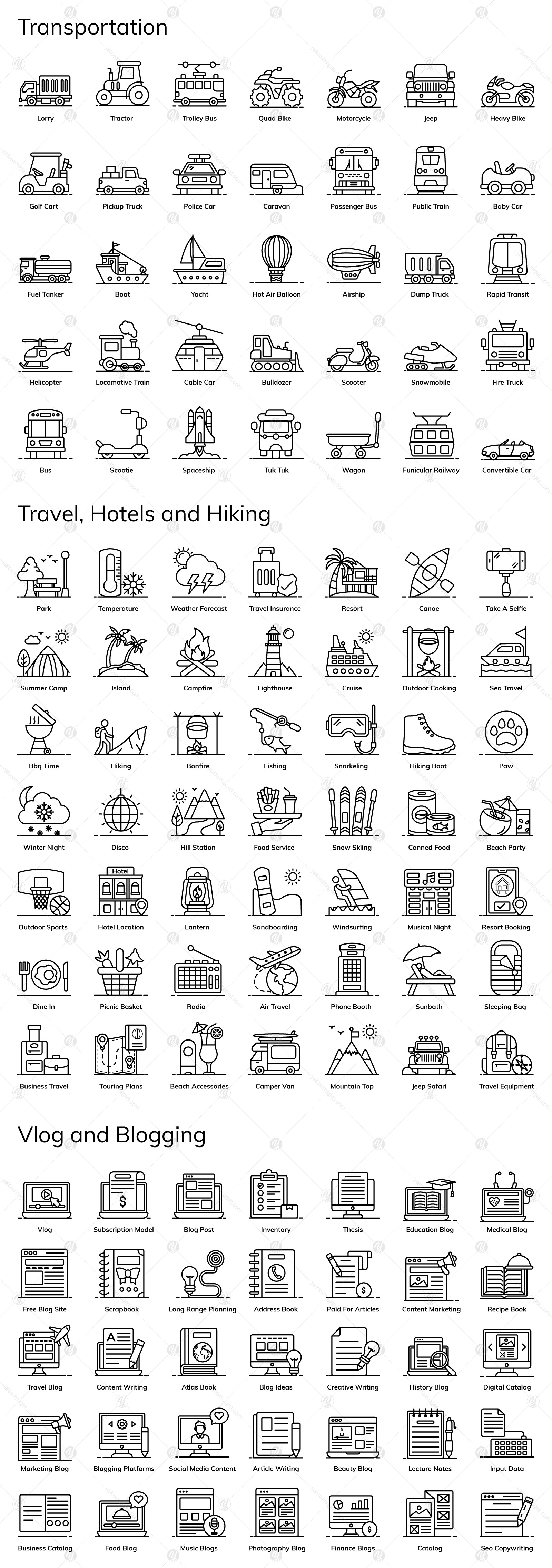 600+ Filled Outline Concept Icons 600+ Filled Outline Concept Icons