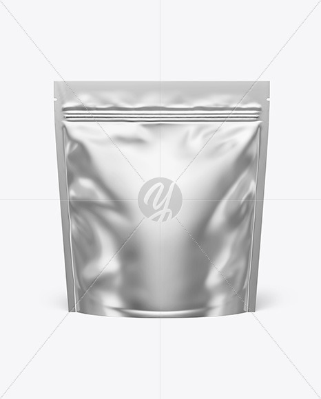 Metallic Stand-up Pouch Mockup