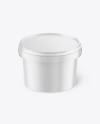 Matte Plastic Bucket Mockup