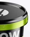 Metallic Bucket Mockup