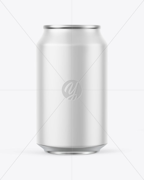 Matte Drink Can Mockup