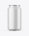 Matte Drink Can Mockup