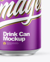 Matte Drink Can Mockup