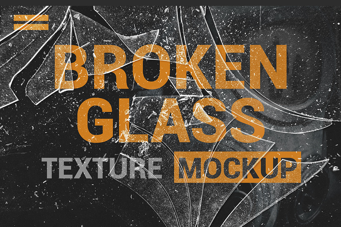 Broken Glass Texture Mockup Broken Glass Texture Mockup
