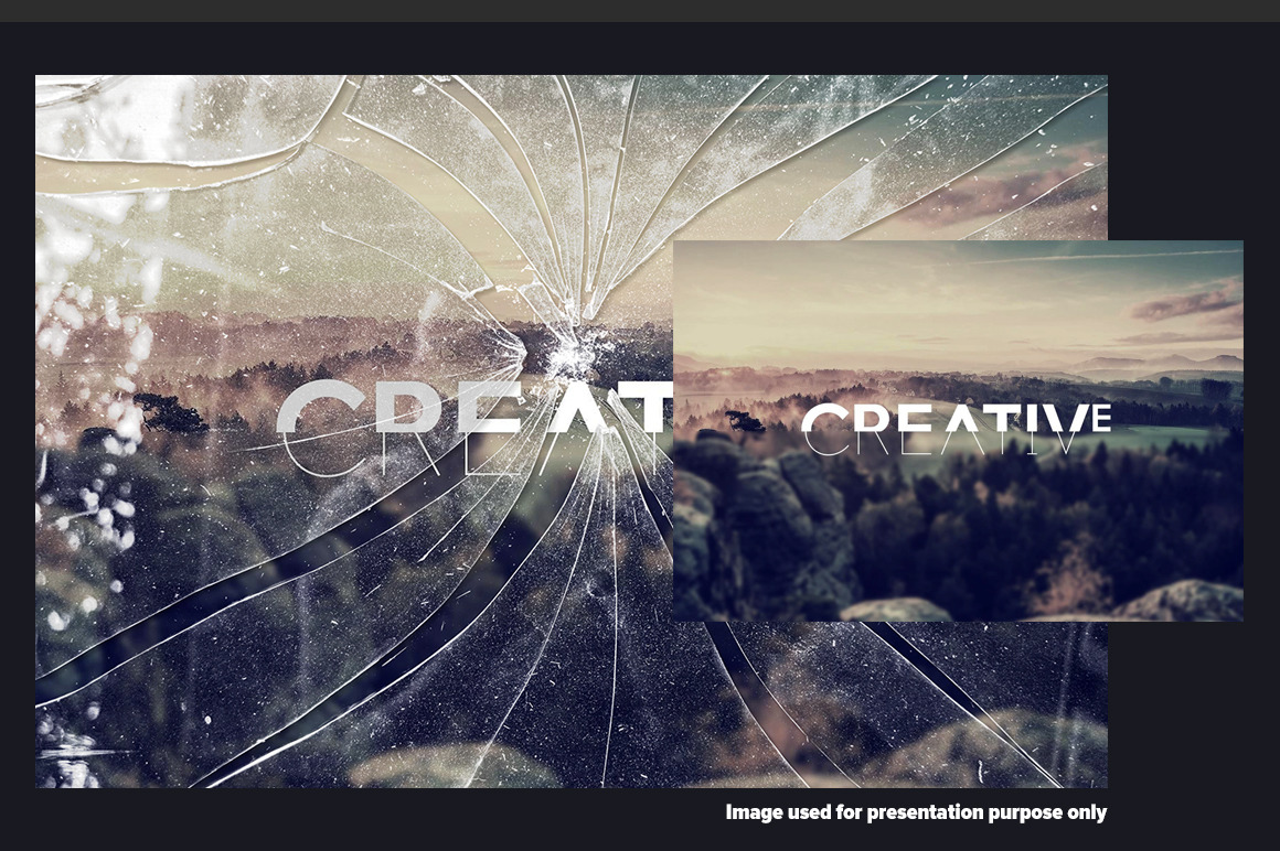 Broken Glass Texture Mockup Broken Glass Texture Mockup