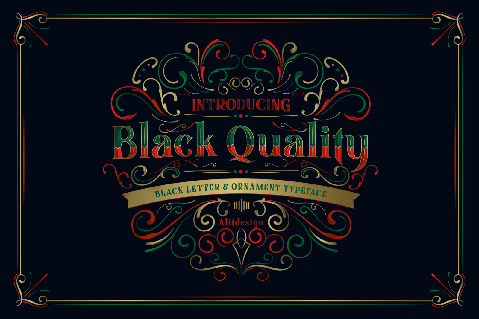 Black Quality Typeface