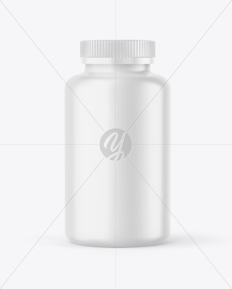 Matte Pills Jar/Bottle Mockup