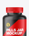 Matte Pills Jar/Bottle Mockup