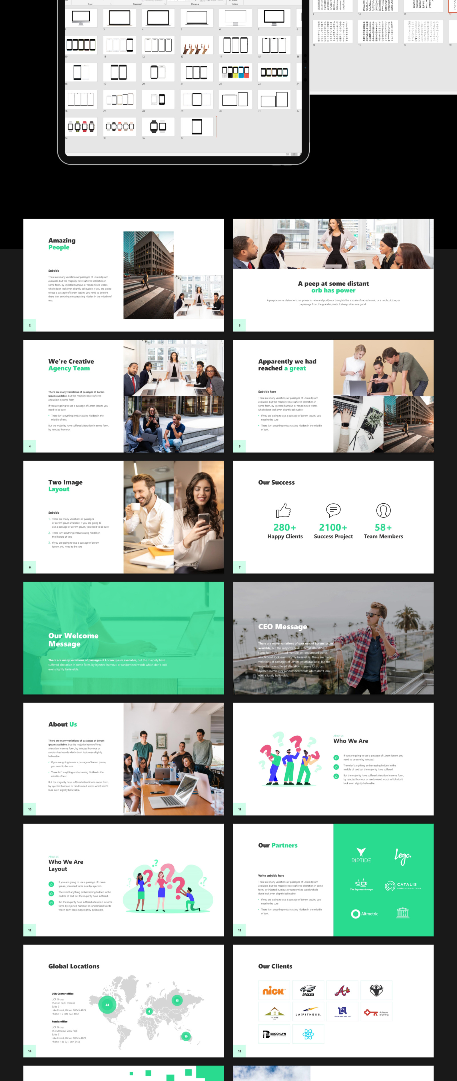 Business 2020 - Smooth Animated PowerPoint Template Business 2020 - Smooth Animated PowerPoint Template
