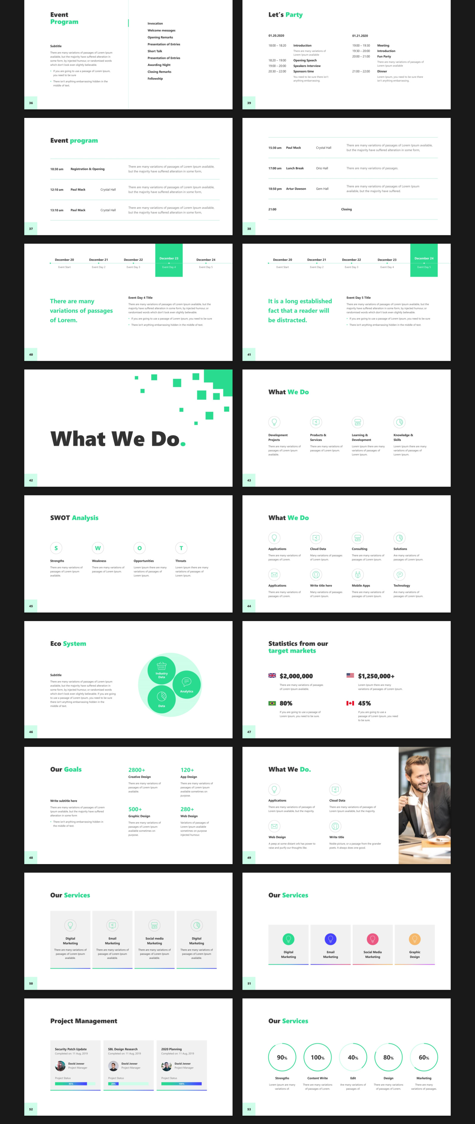 Business 2020 - Smooth Animated PowerPoint Template Business 2020 - Smooth Animated PowerPoint Template