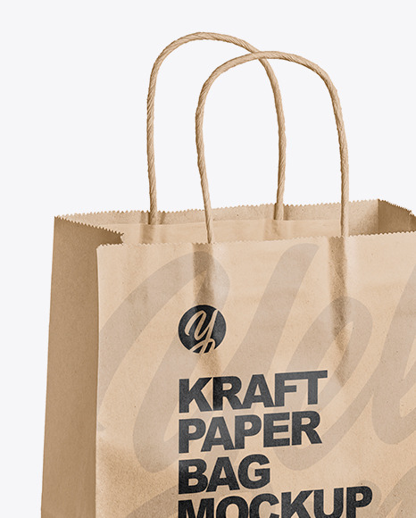 Kraft Paper Bag Mockup