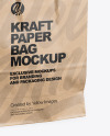 Kraft Paper Bag Mockup