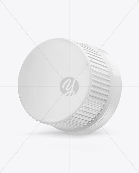 Glossy Bottle Cap Mockup