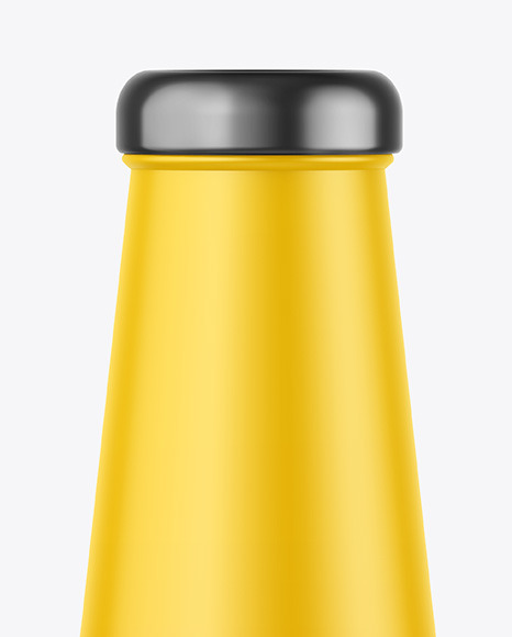 Matte Sauce Bottle Mockup