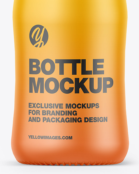 Matte Sauce Bottle Mockup