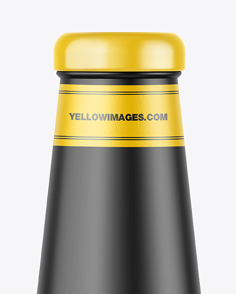 Matte Sauce Bottle Mockup