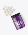 Glossy Pills Bottle Mockup