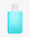 Glossy Hand Sanitizer Bottle Mockup - Back View