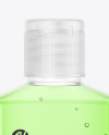 Glossy Hand Sanitizer Bottle Mockup - Back View