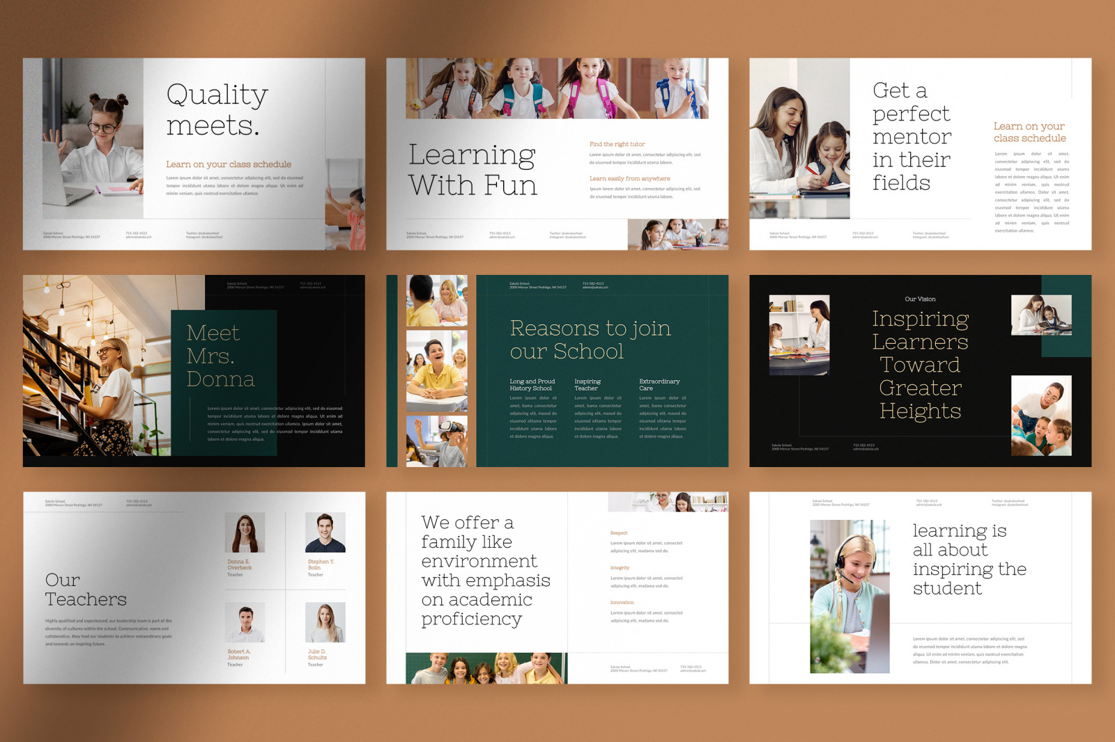 Sakola - School PowerPoint Canva Sakola - School PowerPoint Canva