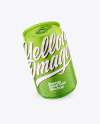 250ml Matte Drink Can With Condensation Mockup