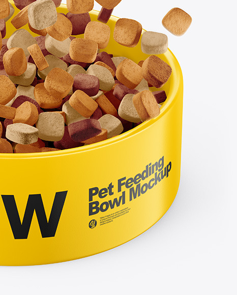 Pet Feeding Bowl Mockup