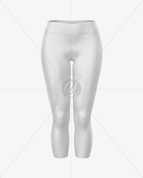 Women’s Capri Leggings Mockup