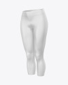 Women’s Capri Leggings Mockup