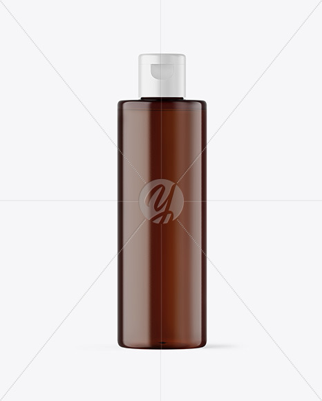 Amber Cosmetic Bottle Mockup