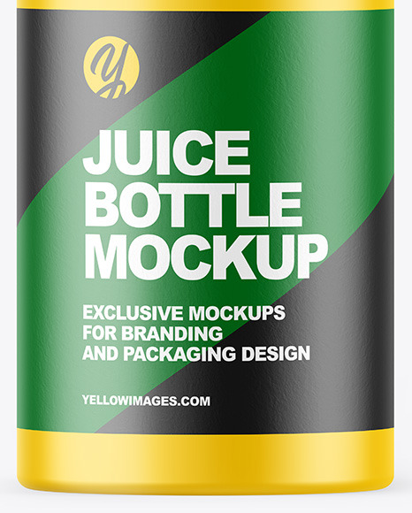 Matte Juice Bottle Mockup