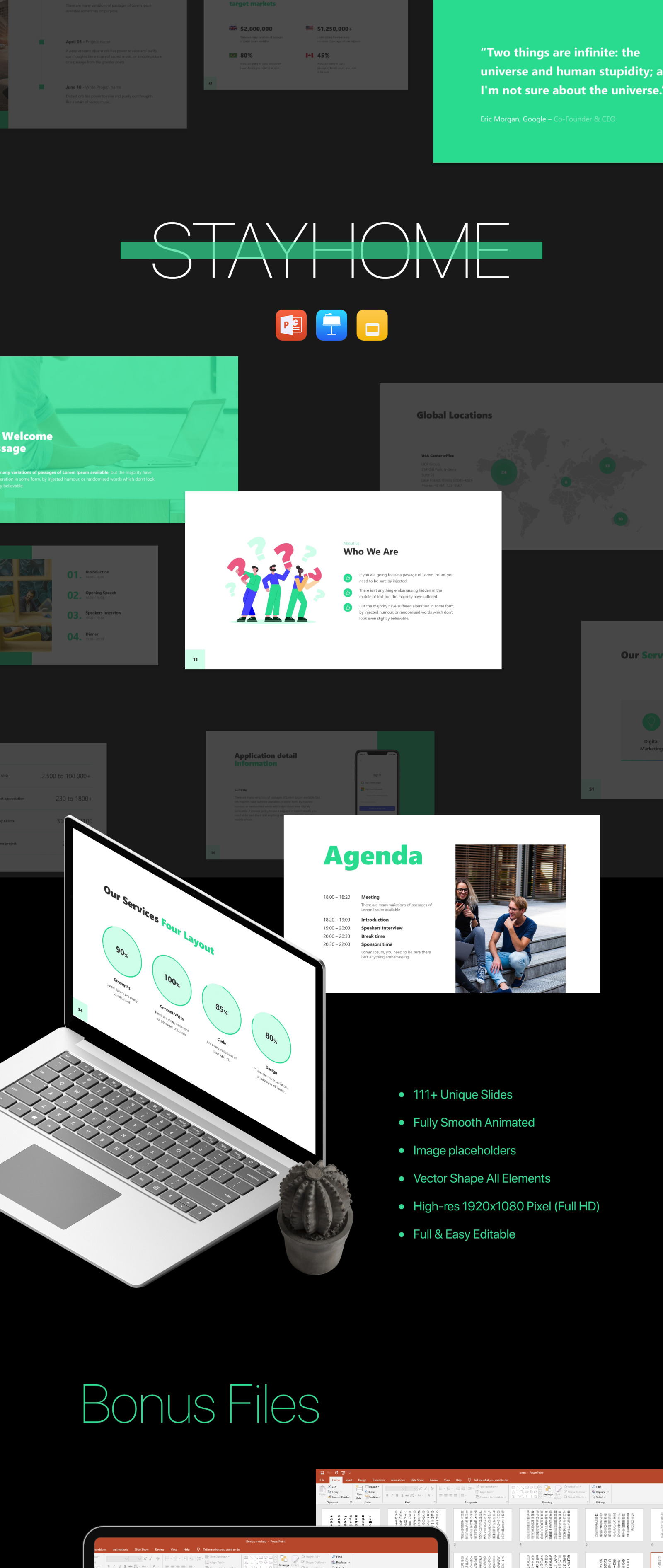 Business 2020 - Smooth Animated Google Slide Template