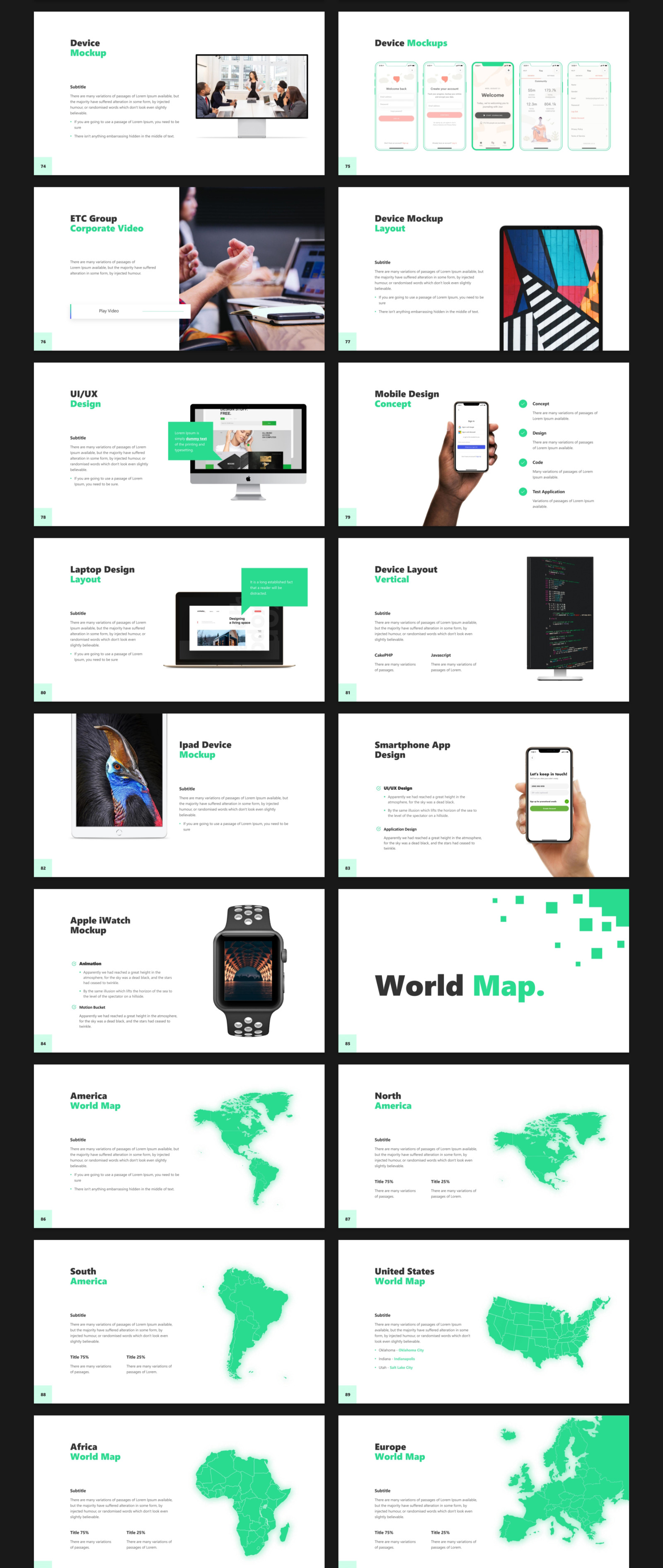 Business 2020 - Smooth Animated Google Slide Template