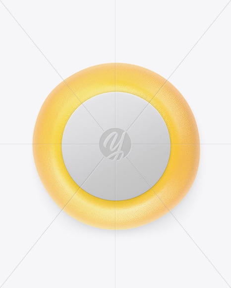 Cheese Wheel Mockup - Top View