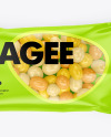 Dragee in a Glossy Package Mockup