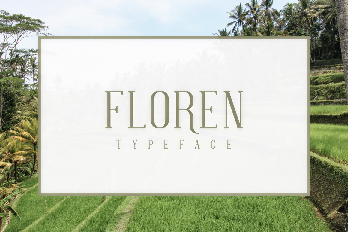 FLOREN TYPEFACE FLOREN TYPEFACE