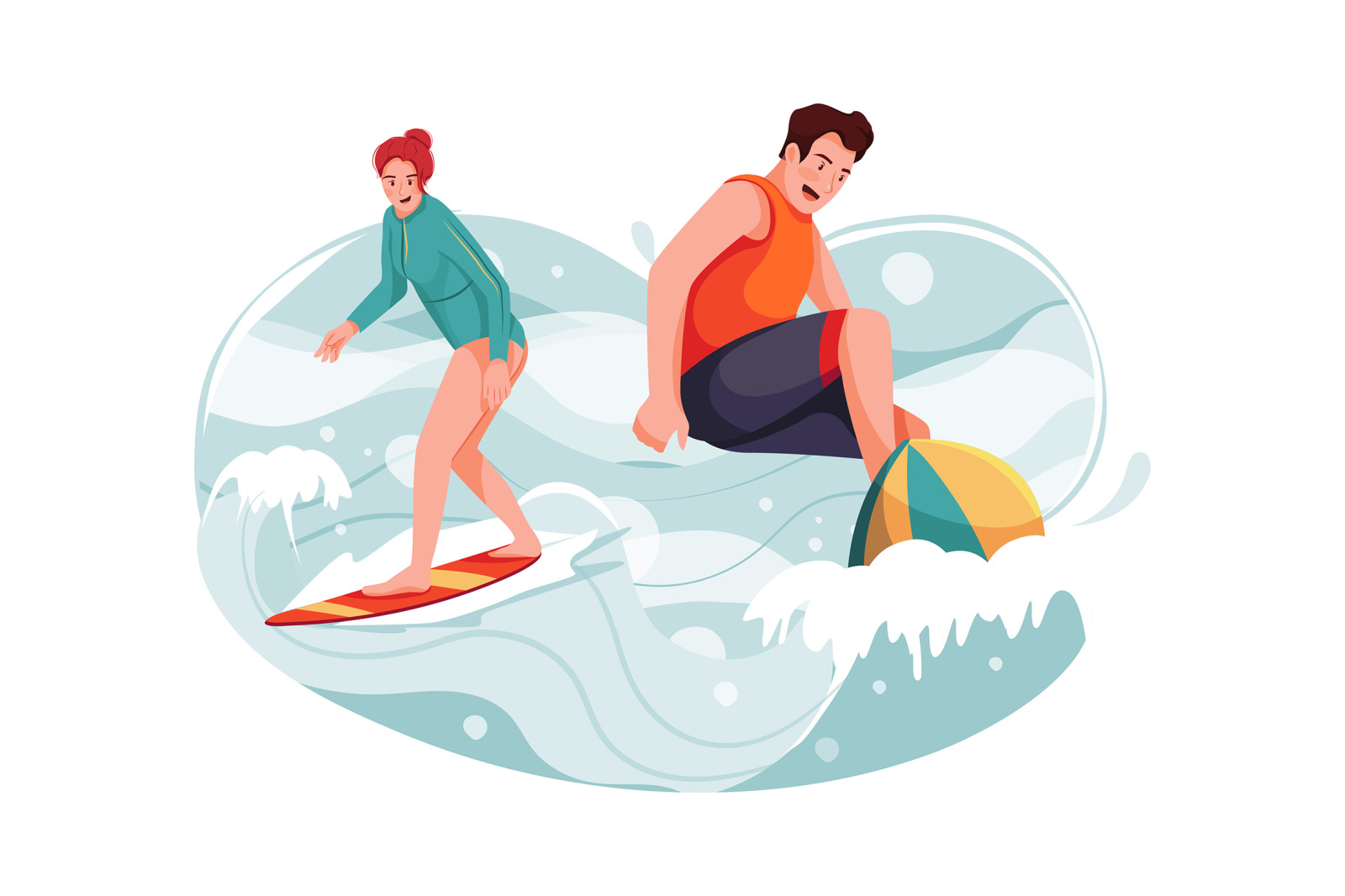 M175_Summer Vacation Illustrations M175_Summer Vacation Illustrations