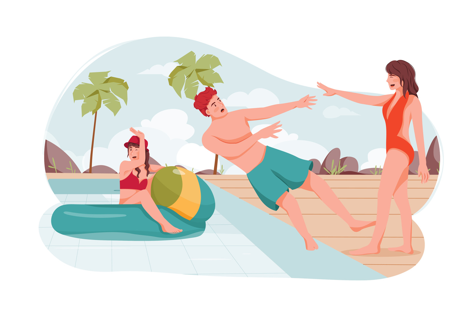 M175_Summer Vacation Illustrations M175_Summer Vacation Illustrations