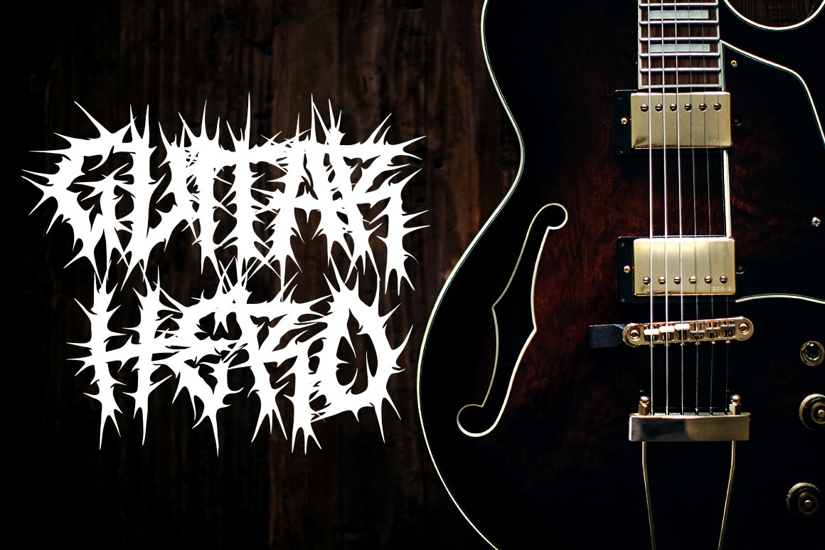 ROSE THORNS - Death Metal Band Font